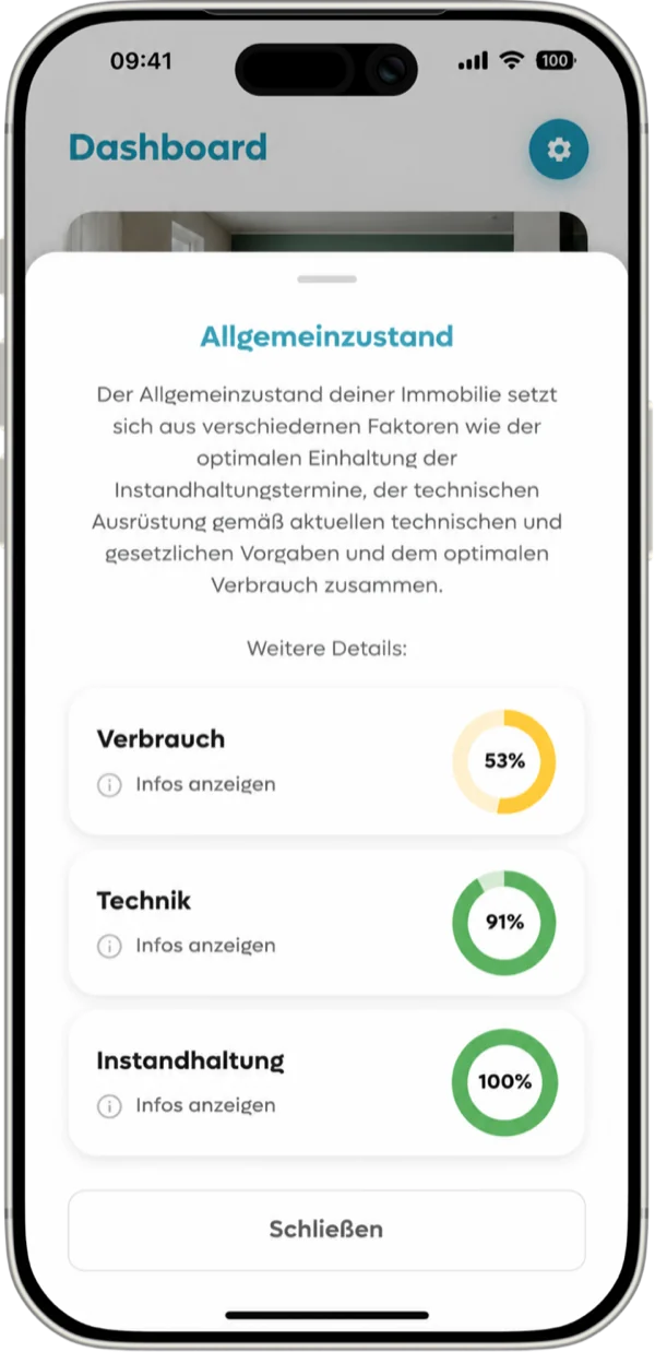 App Version 3.0 Allgemeinzustand der Immobilie