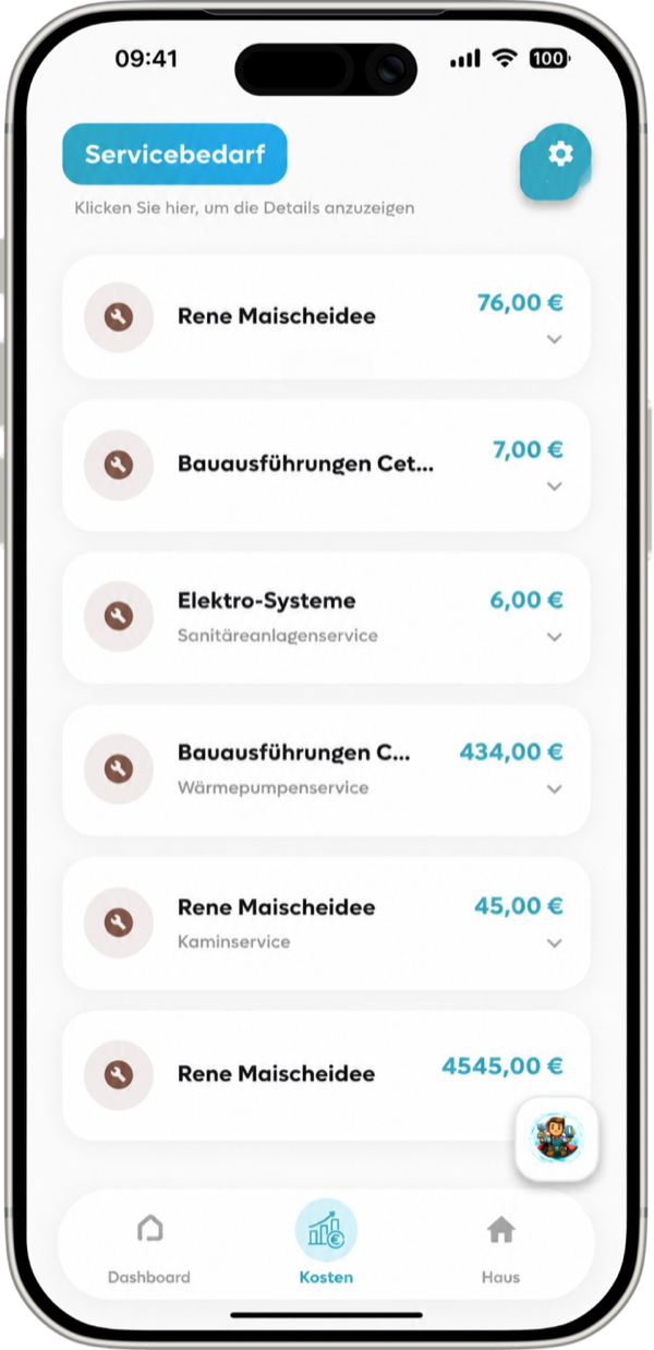 App Version 3.0 Übersicht zum Servicebedarf