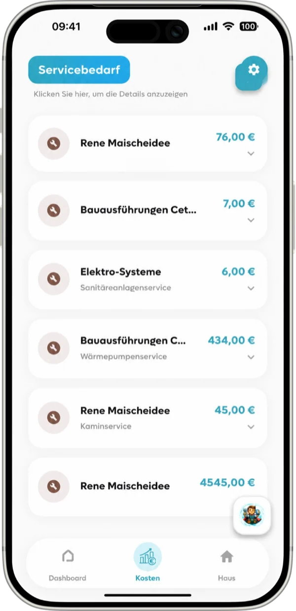 App Version 3.0 Übersicht zum Servicebedarf
